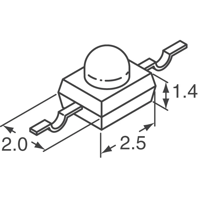 TEMT1030 Vishay Semiconductor Opto Division  Sensori ottici - Fototransistor